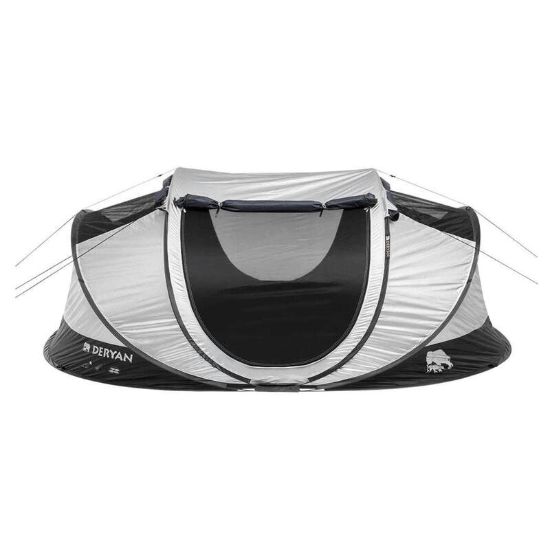 Tenda Pop Up Luxury Cocoon - 4 persone - Argento/Nero