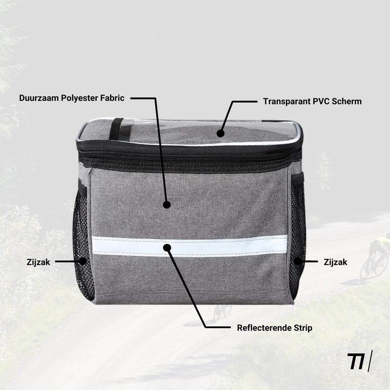 Bolsa para manillar de bicicleta - extraíble con aislamiento - Impermeable