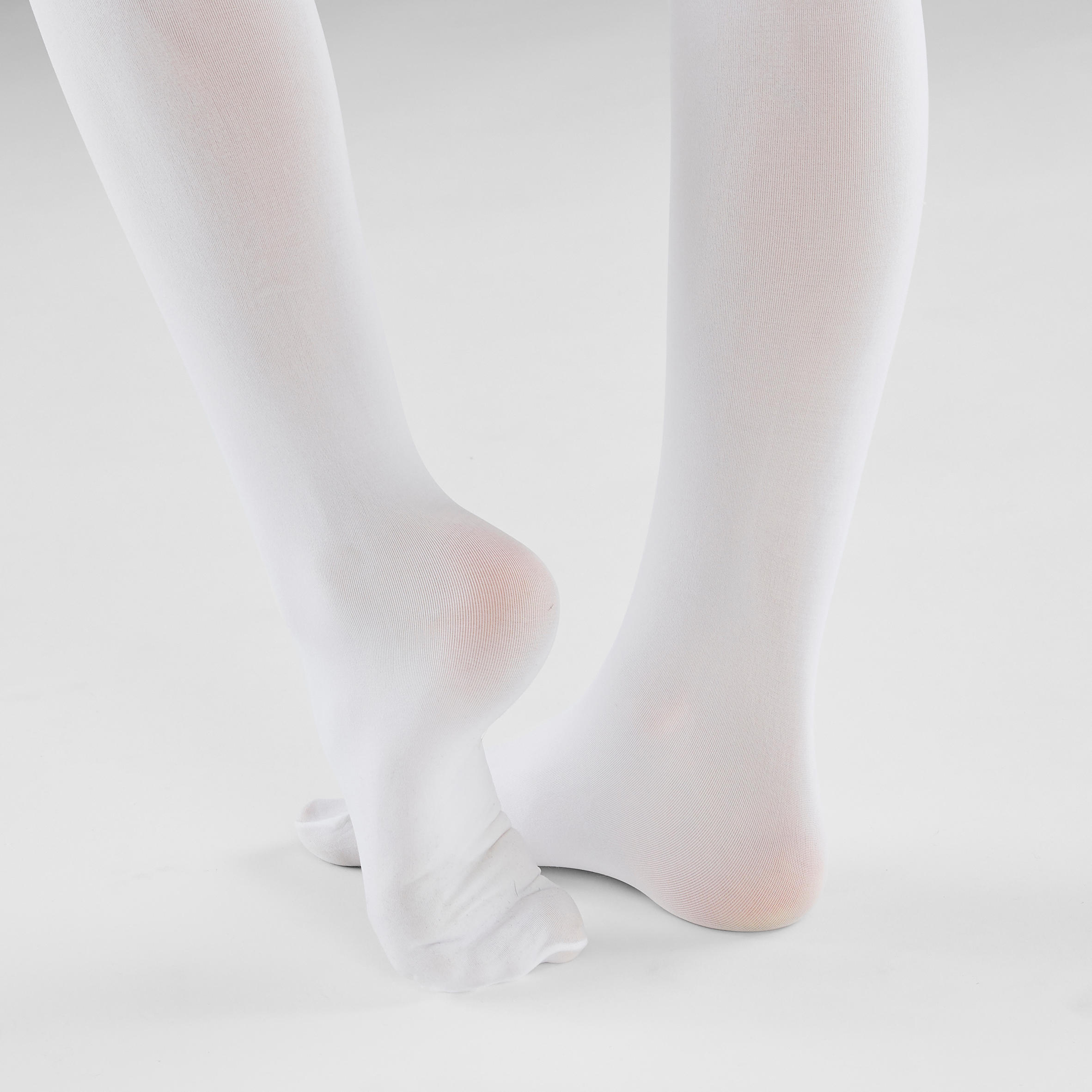 Segunda vida - Medias Danza Clásica Niña Blanco Con Pies - EXCELENTE 5/5