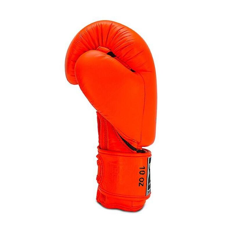 Gant de boxe Top King Double Lock orange fluo