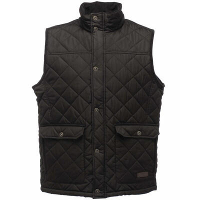 Heren tyler mouwloze bodywarmer/gilet (zwart)