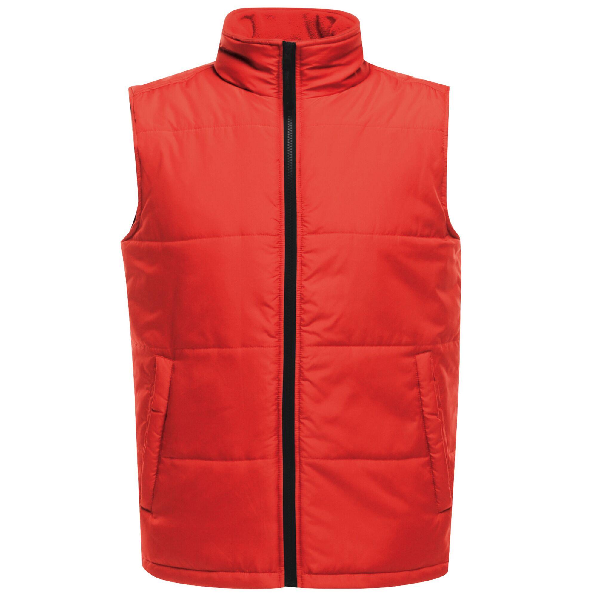 REGATTA Mens Quilted Insulated Body Warmer (Classic Red/Black)
