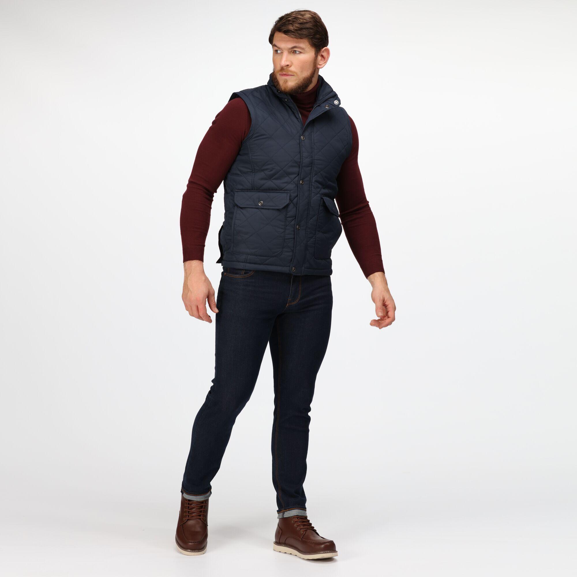 Tyler Gilet Trapuntato Uomo Regatta Blu Navy 4/5