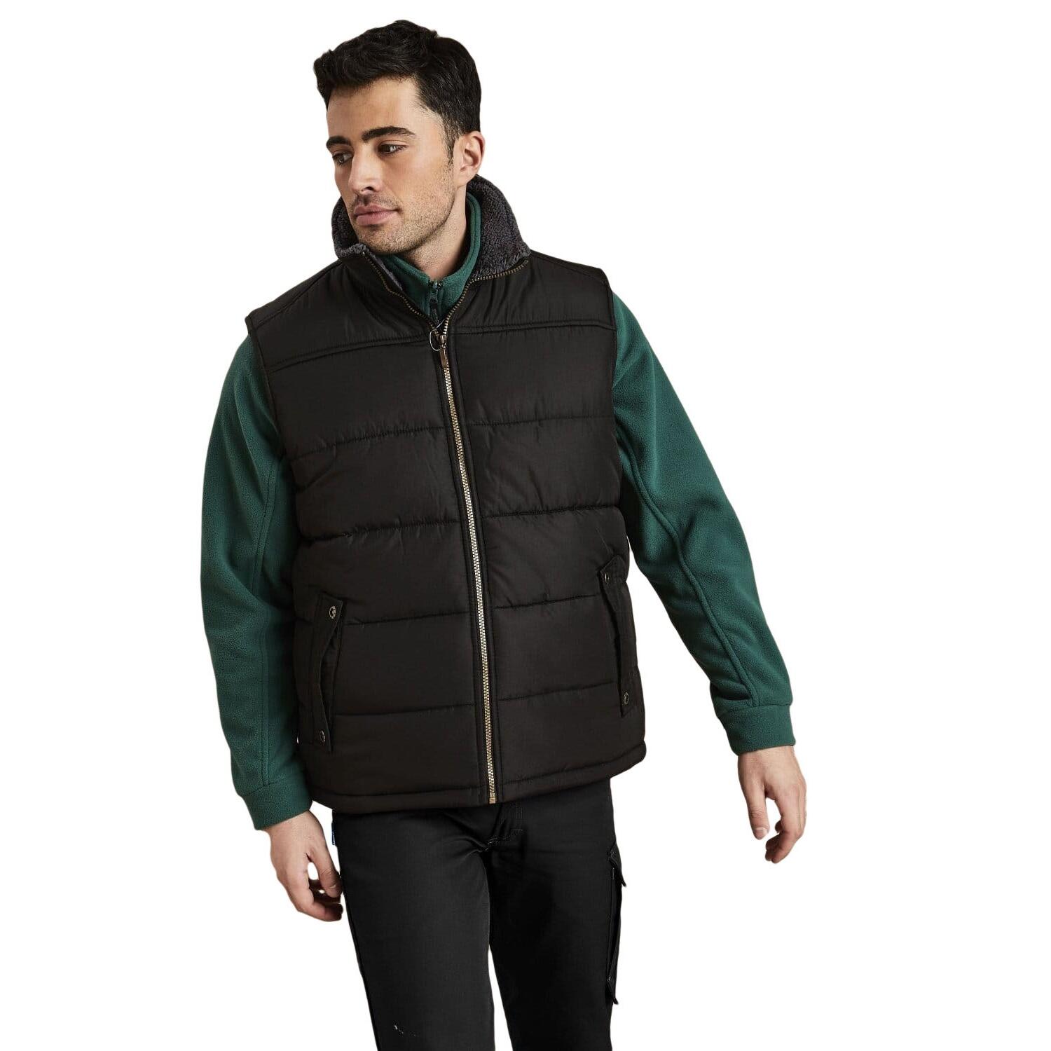 Mens Standout Altoona Insulated Bodywarmer Jacket (Black) 3/5