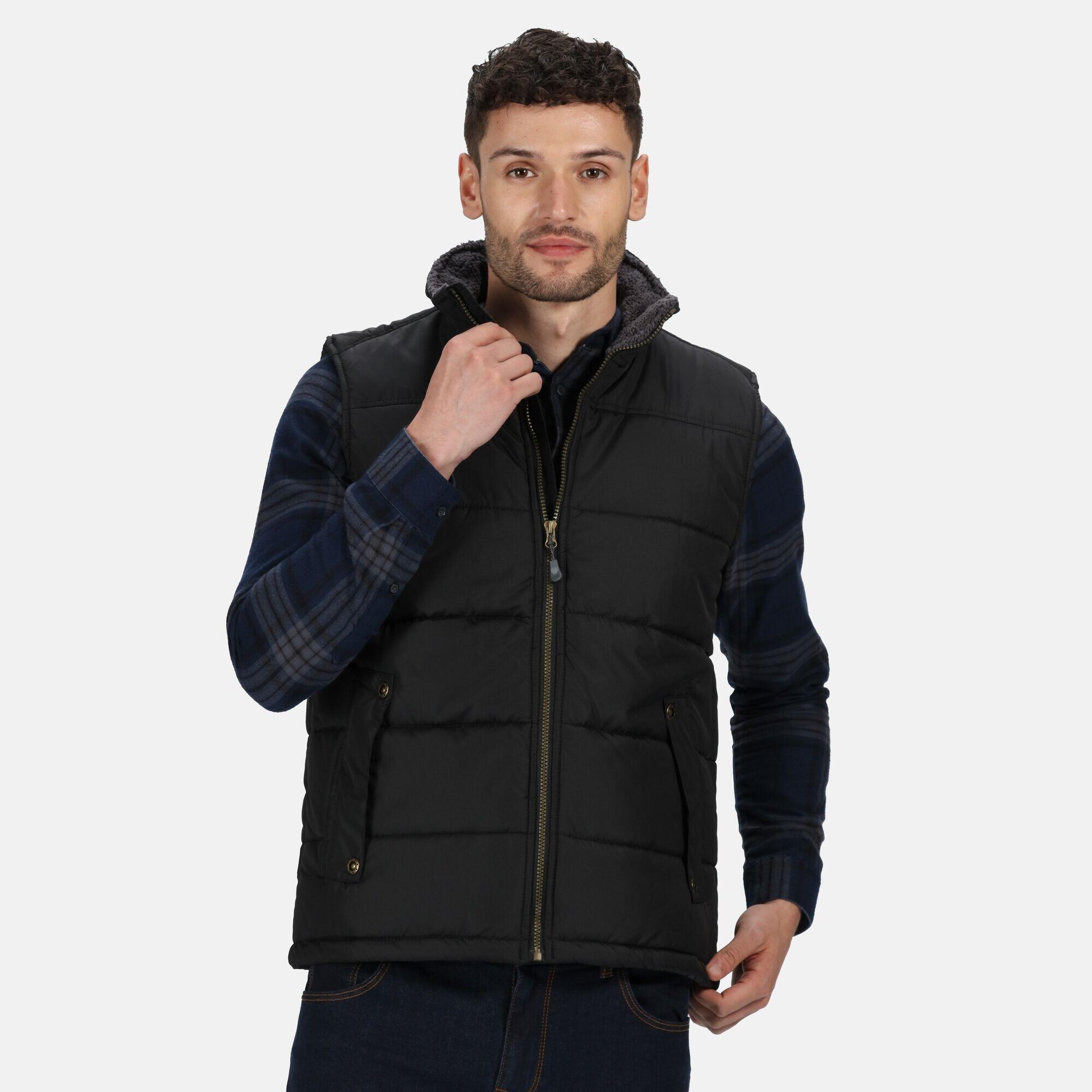 Mens Standout Altoona Insulated Bodywarmer Jacket (Black) 2/5