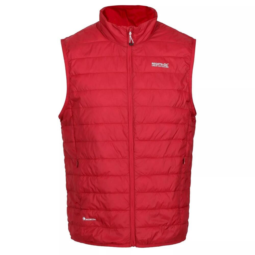 Men's HILLPACK sleeveless jacket (Dark red)