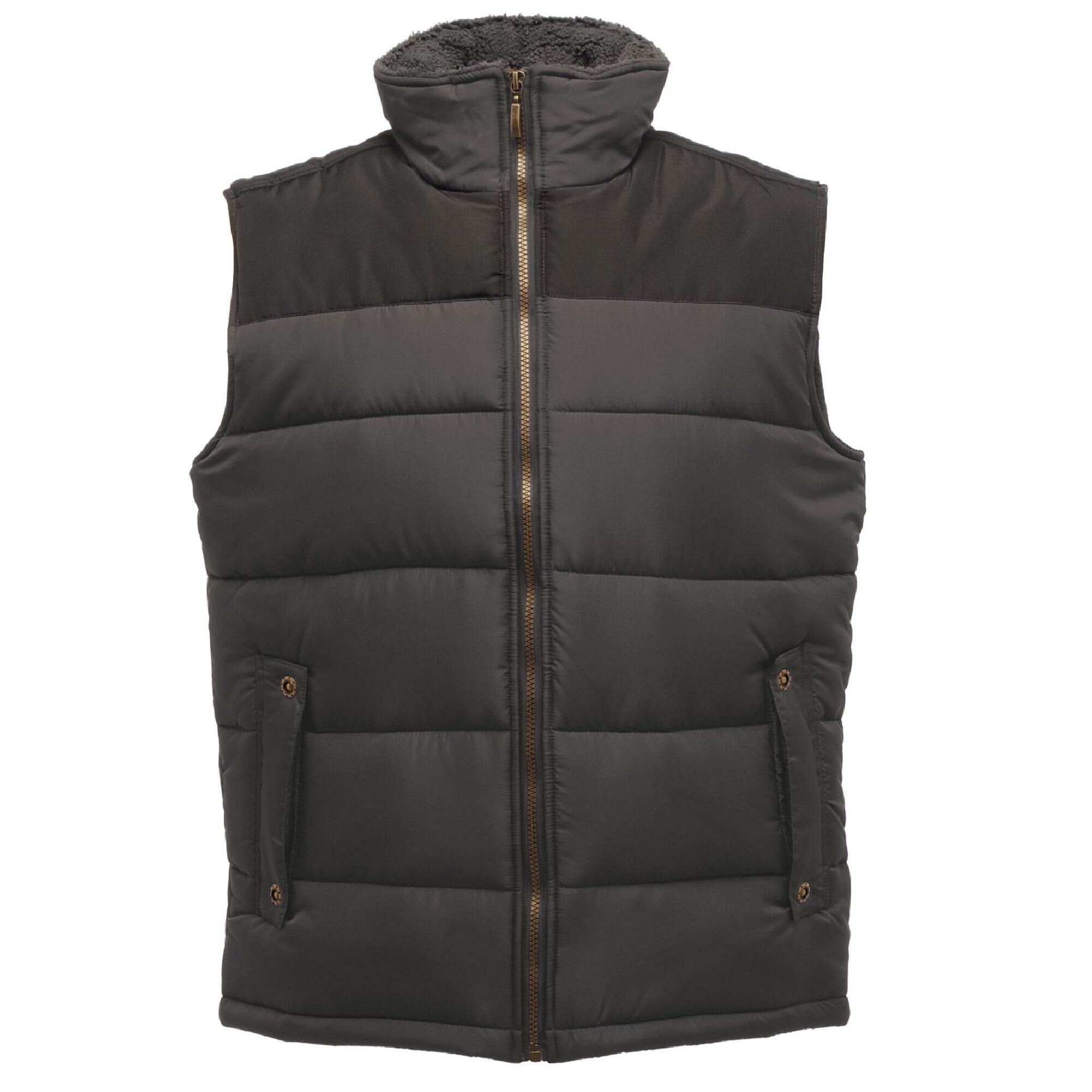 Mens Standout Altoona Insulated Bodywarmer Jacket (Seal Grey/Black) 1/4