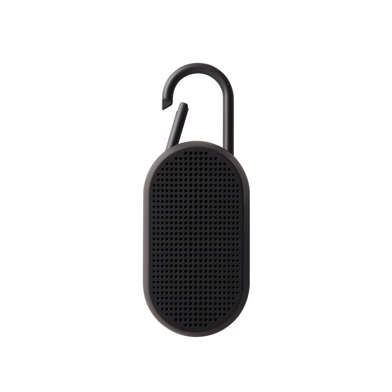 MINO T Bluetooth speaker with integrated carabiner - Black