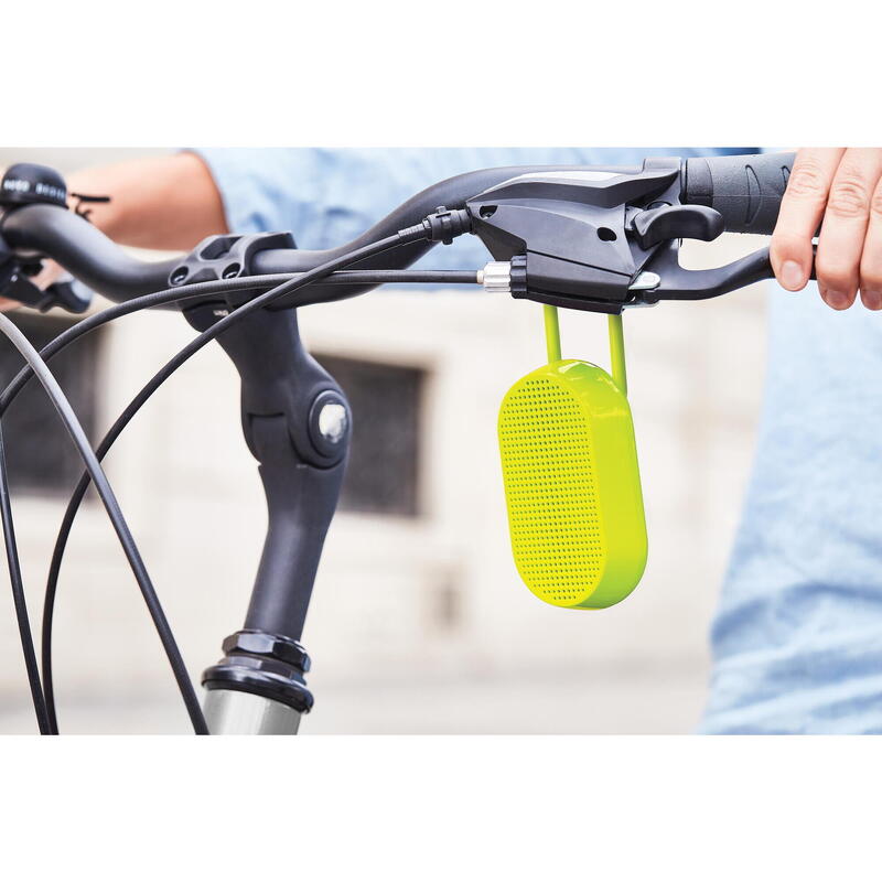 MINO T Bluetooth speaker with integrated carabiner - YELLOW