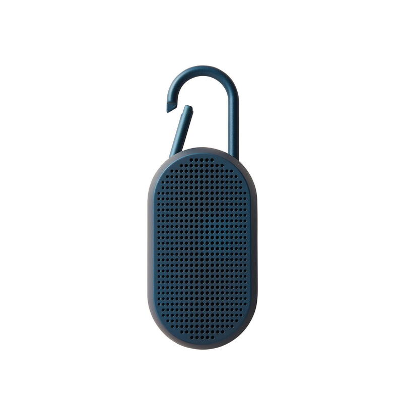 MINO T Bluetooth speaker with integrated carabiner - DARK BLUE