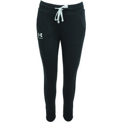 Pantalones Under Armour Rival Fleece Joggers Negros Mujer