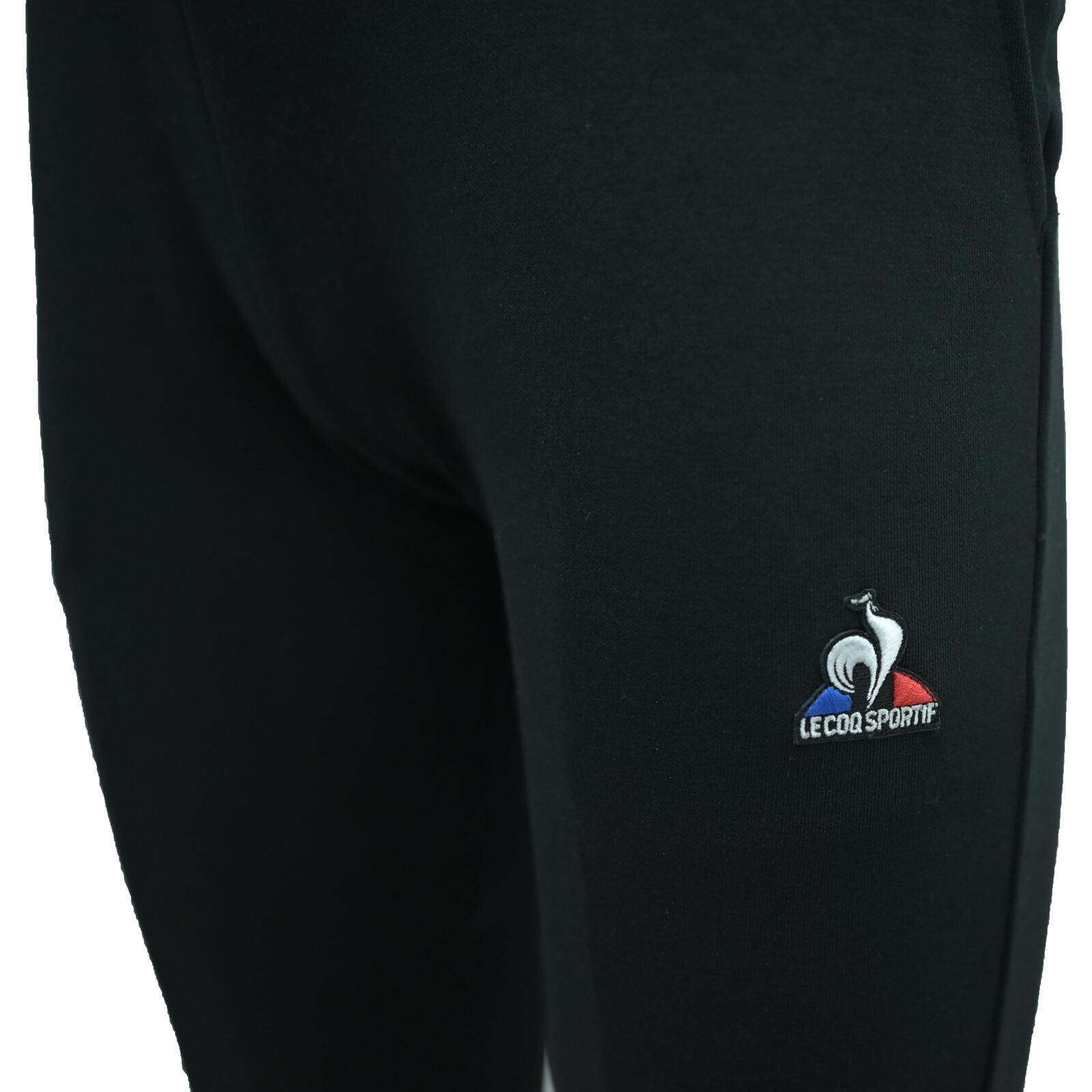 Pantalon Le Coq Sportif Essentiels Slim, Noir, Hommes 5/5