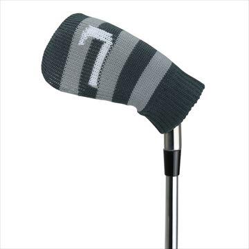 H-66 高爾夫球鐵桿頭套 (10PCS) - 灰色/黑色