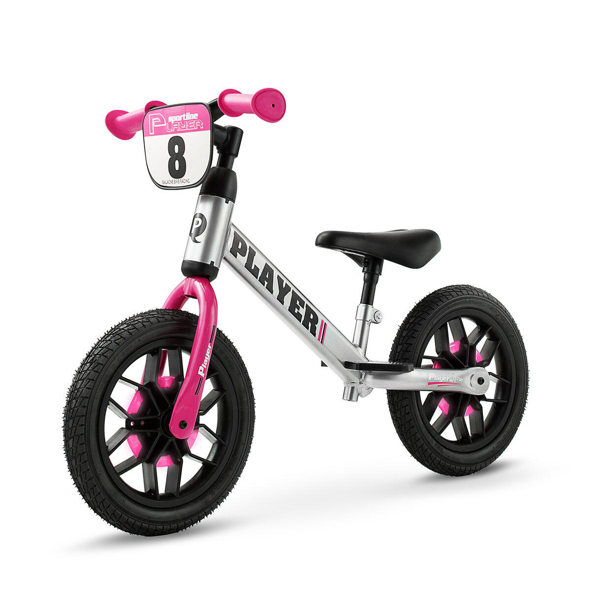 Balance Bike Player pedalless bike Red Lights on wheels Decathlon