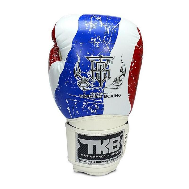 Luvas de boxe Top King Thai Flag em couro