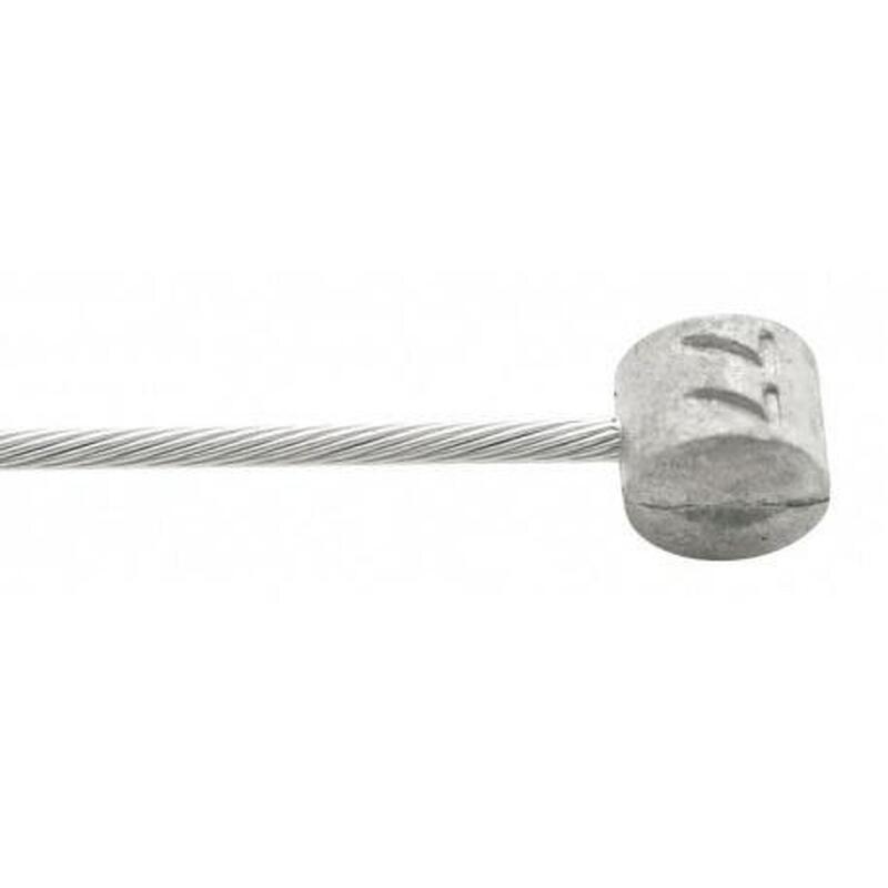 Conjunto de 50 cabos de travão 1x19 fio de aço inoxidável ø1,5mm cabeça em t ø7x