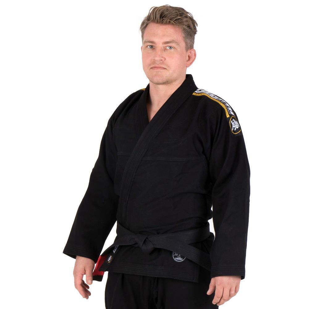 Kimono/Gi Tatami de Jiu-Jitsu Masculino Nova Absolute Black A1 4/7