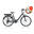 Vélo électrique pour femmes, le Village, 26", 43 cm, 7 vitesses, gris charbon