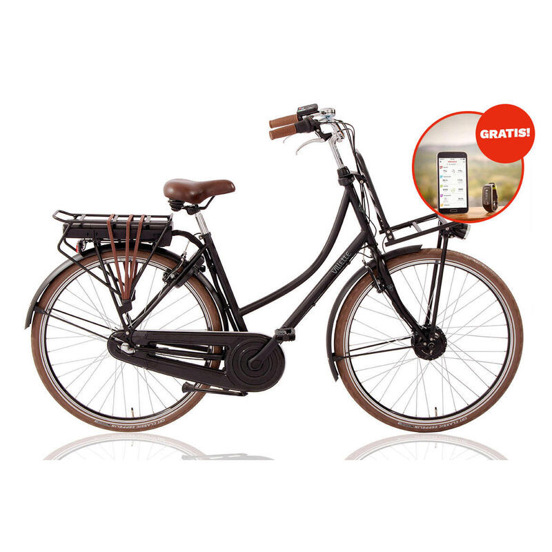 Elektrische transportfiets, 51 cm, staal, Le Robuste