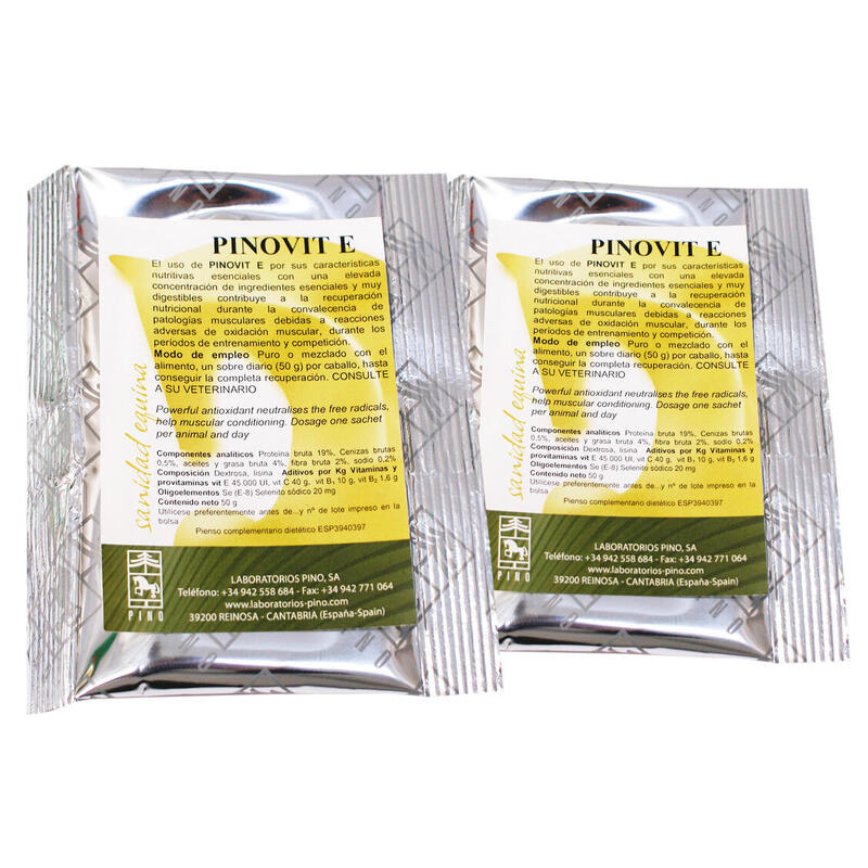 Supl. nutricional para caballos. Lab Pino. Complejo vitamínico.