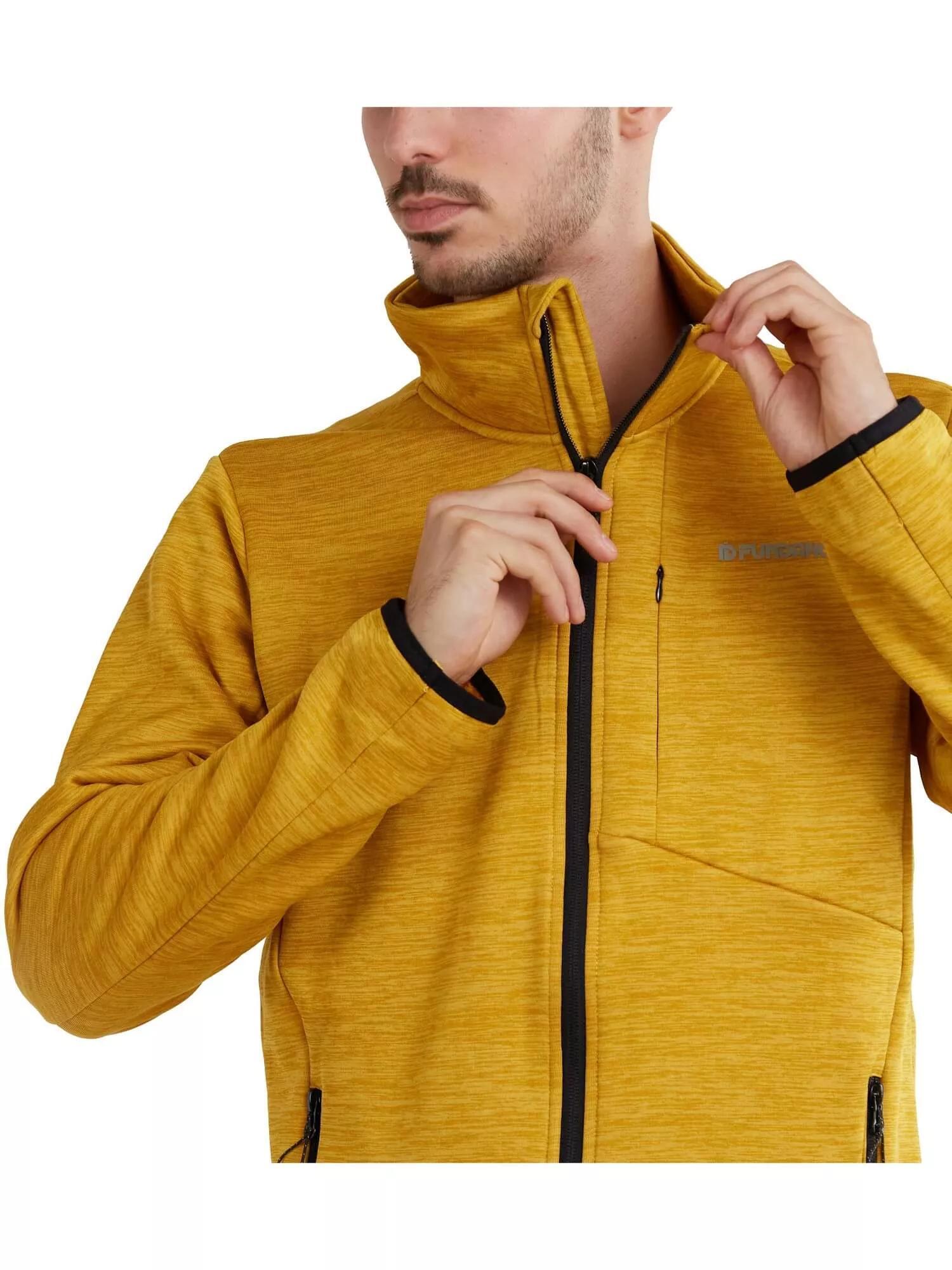 Fleecepullover Jefferson Fleece Jacket Herren - gelb 3/6