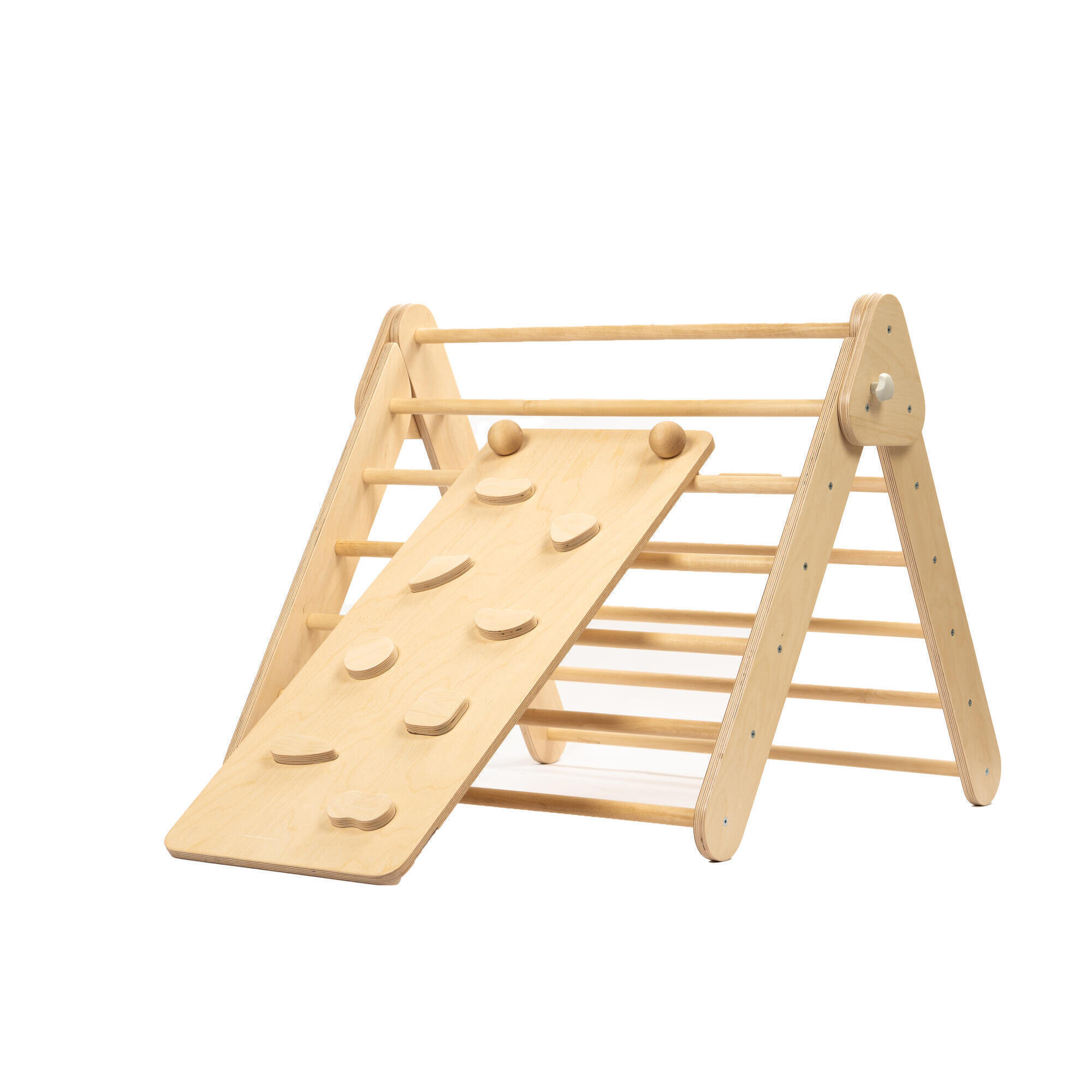 LEG&GO Triángulo de escalada, Montessori, Natural