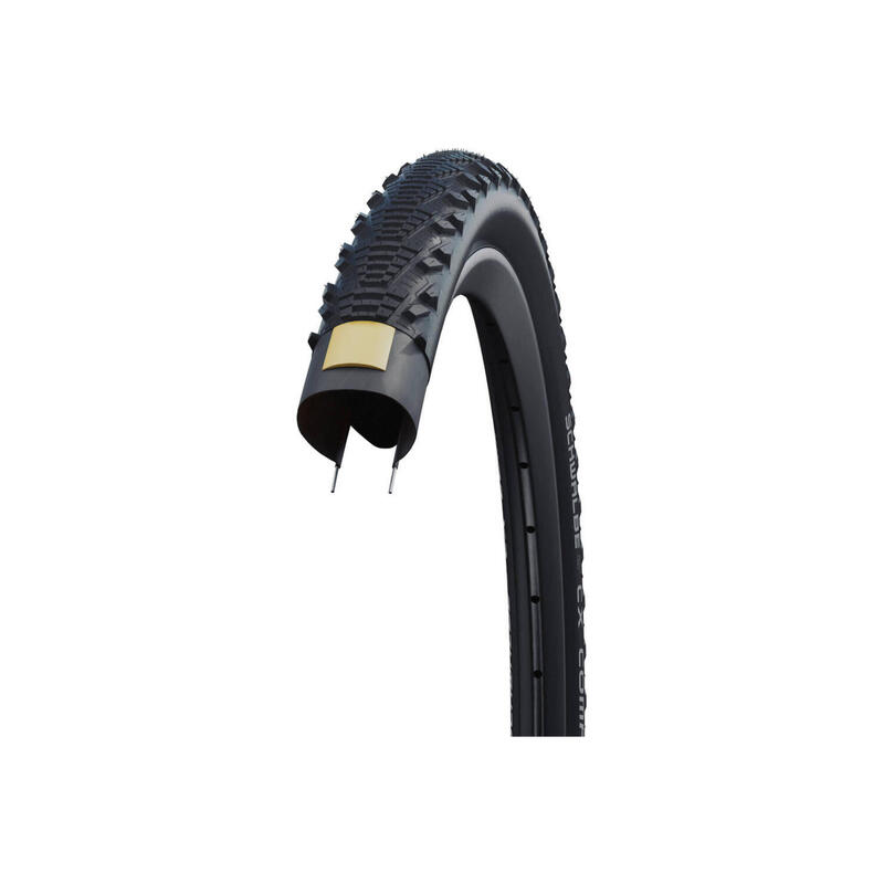 CX Comp clincher band - 24x1.75 inch - K-Guard - reflecterende strepen - zwart