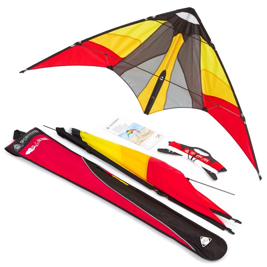 Pipa acrobática HQ Cirrus Ruby 117607 Vermelha 115 x 51 cm 2/7