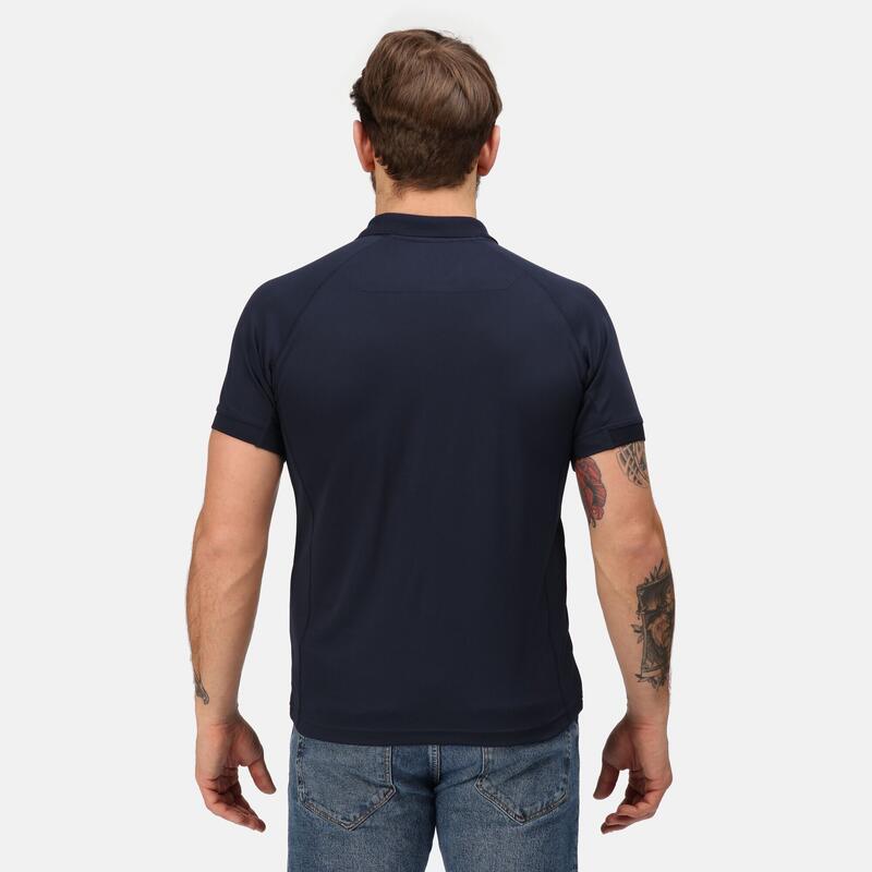 Professionell Poloshirt, kurzärmlig Herren Marineblau