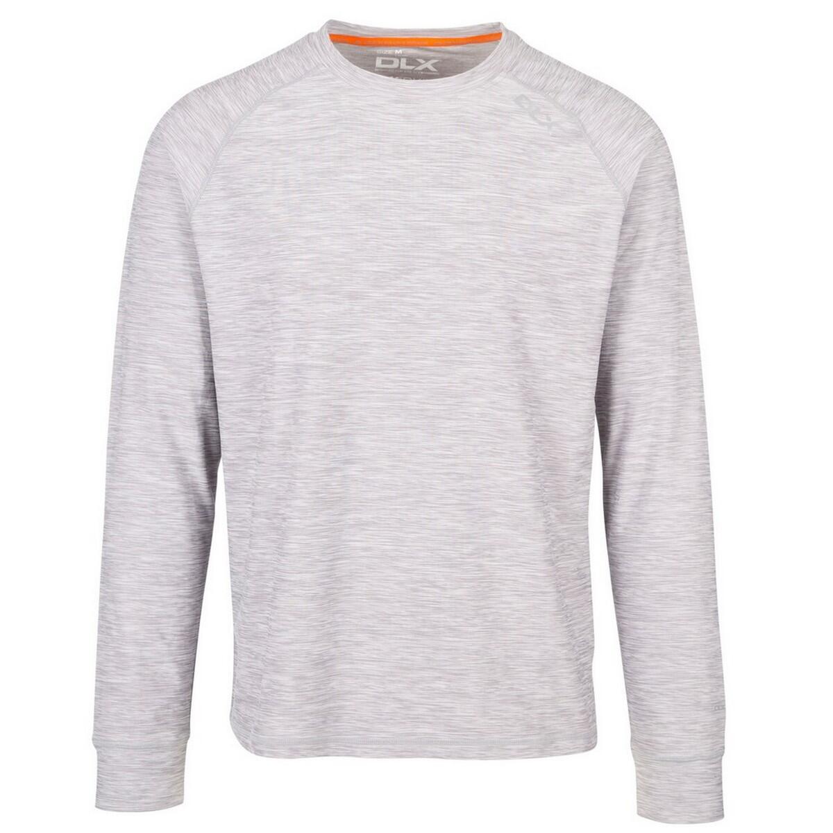 TRESPASS Mens Callum DLX LongSleeved TShirt (Platinum Marl)