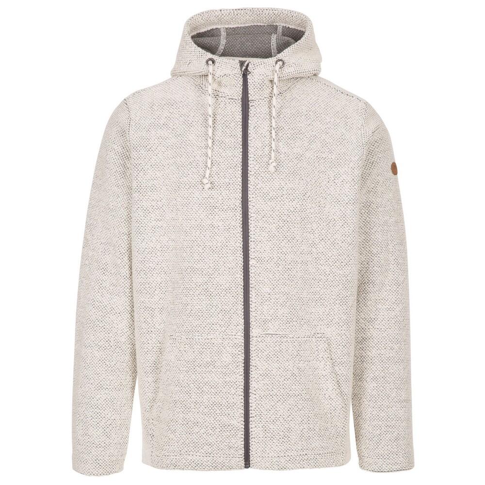 Mens Scawton Zipped Hoodie (Off White Marl)