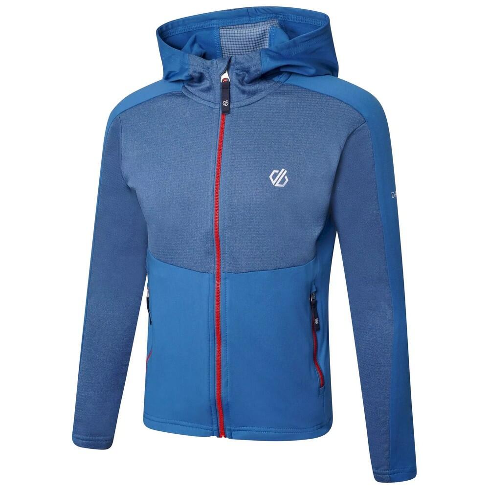 Childrens/Kids Hastily Core Stretch Recycled Midlayer (Vallarta Blue) 3/4