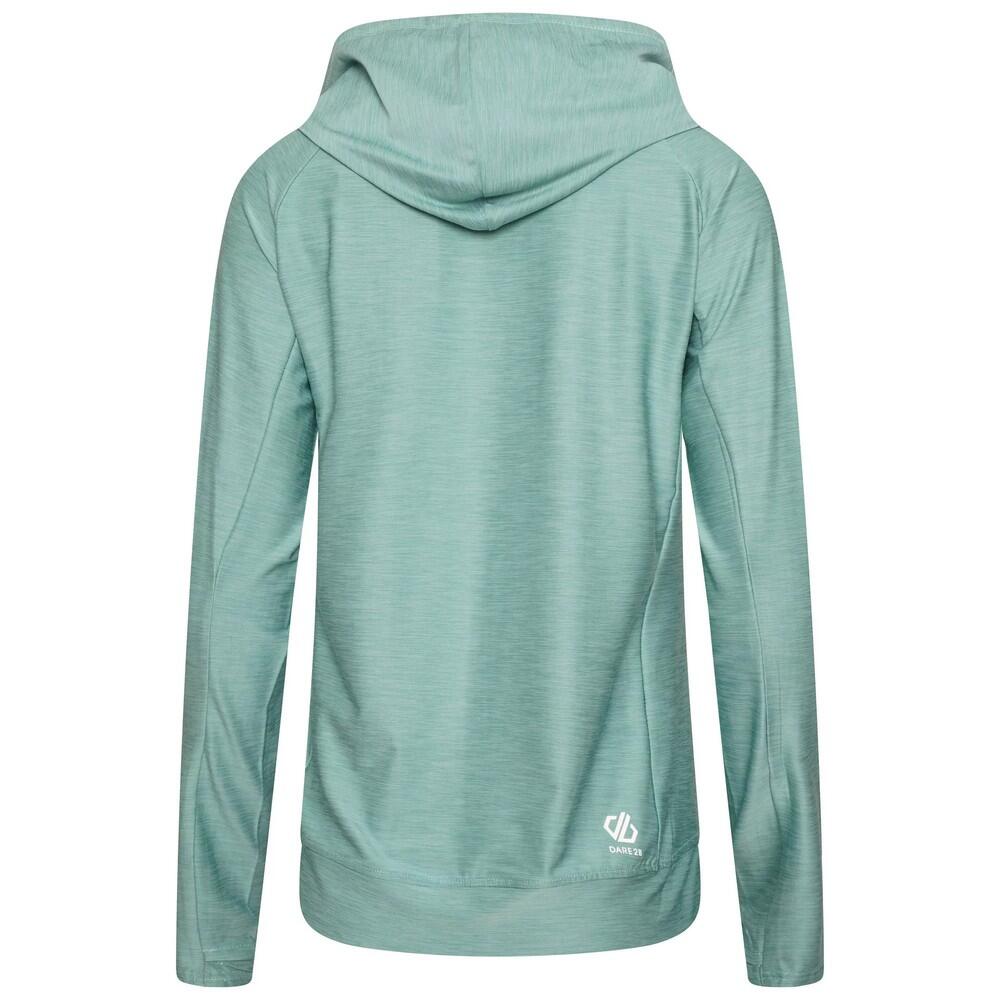 DARE 2B Womens/Ladies Laura Whitmore Sprint City Marl Lightweight Hoodie (Niagra Blue)