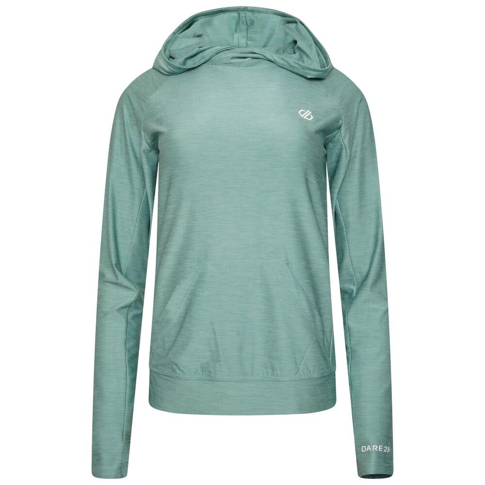 Womens/Ladies Laura Whitmore Sprint City Marl Lightweight Hoodie (Bluestone) 3/5