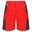 Short SORCER Enfant (Rouge vif / Gris foncé)