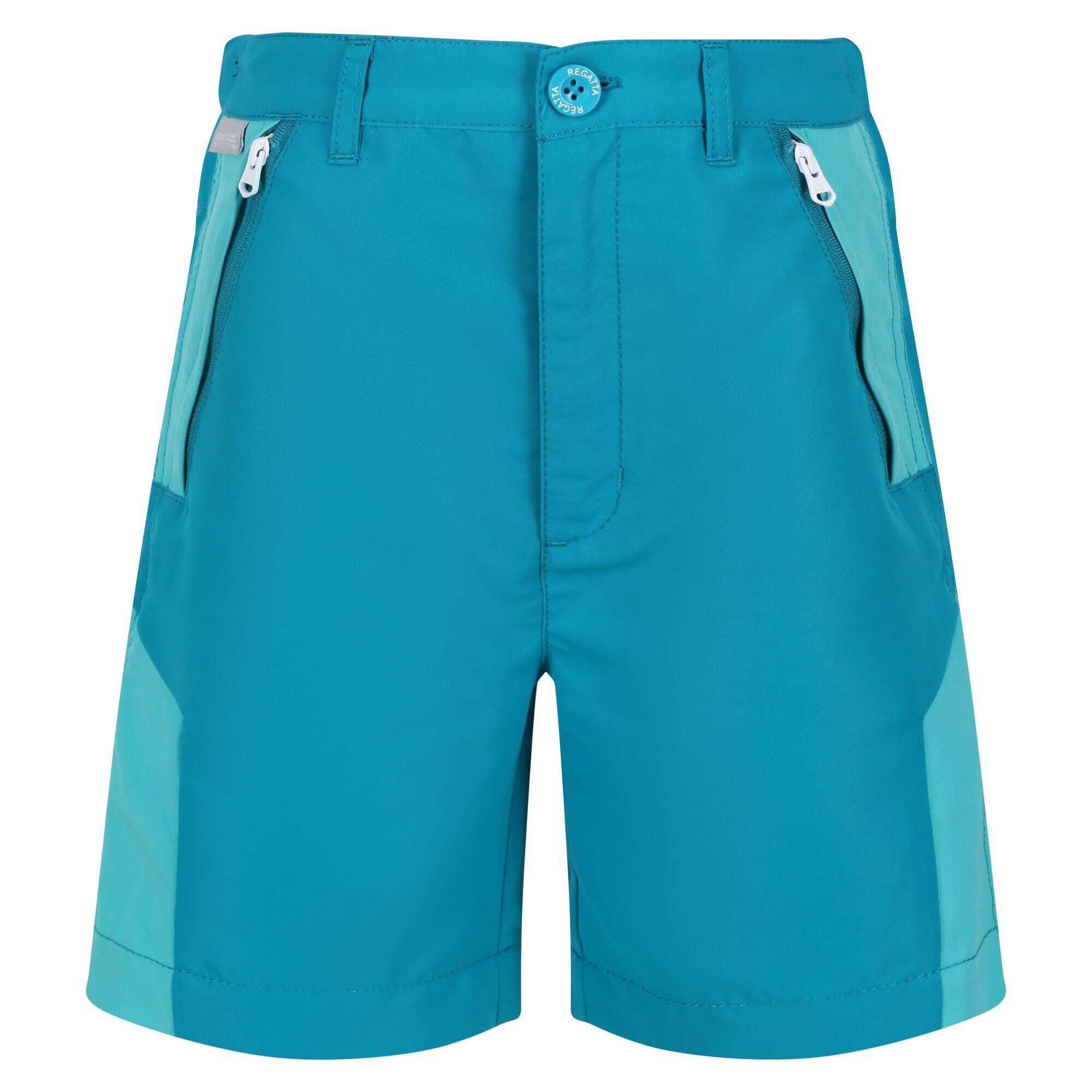 REGATTA Childrens/Kids Sorcer II Mountain Shorts (Enamel/Turquoise)