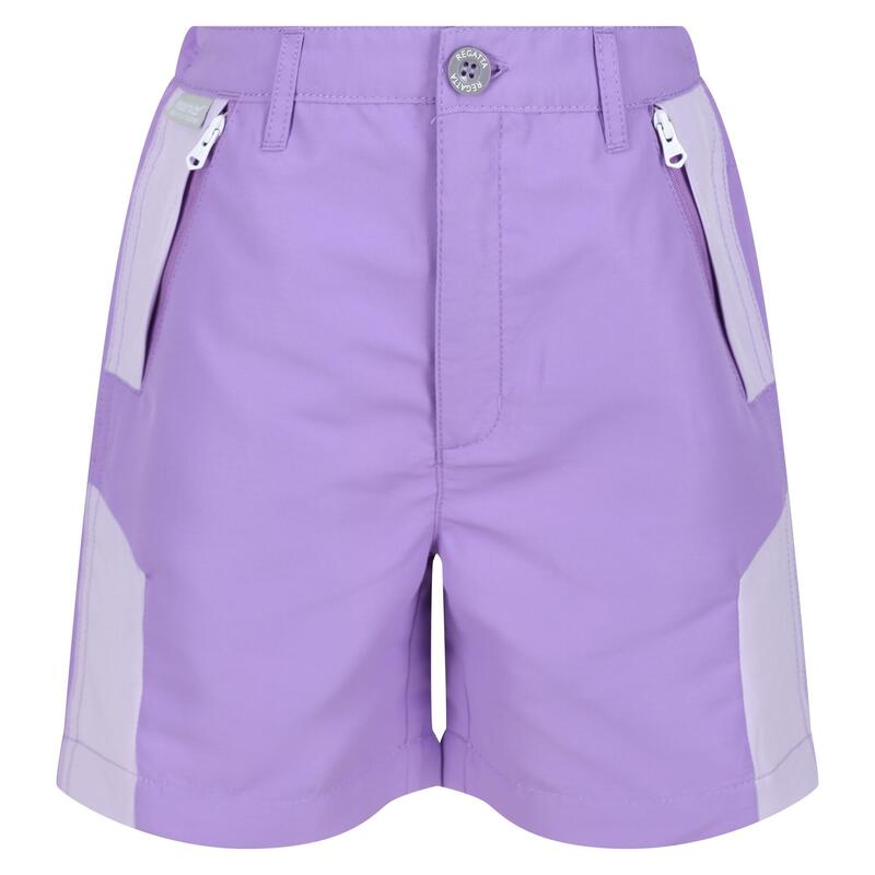 Pantalones Cortos Sorcer II Diseño Montaña para Niños/Niñas Amatista Clara, Lila