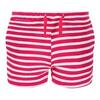 Childrens/Kids Dayana Towelling Stripe Casual Shorts (Roze Fusion/Wit)