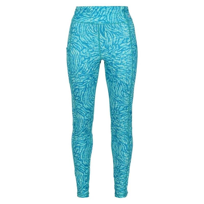 Leggings Holeen II Diseño Estampado Animal para Mujer Azul Esmaltado