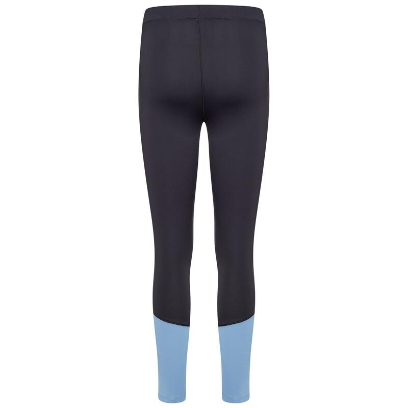 Kinderen/Kinderen Crystallize Gerecycleerde Skinny Legging (Zwart/Blauwsteen)