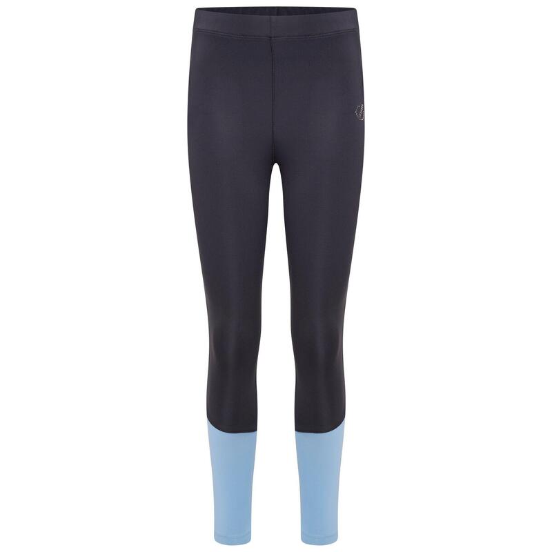 "Crystallize" Leggings für Kinder Schwarz/Graublau