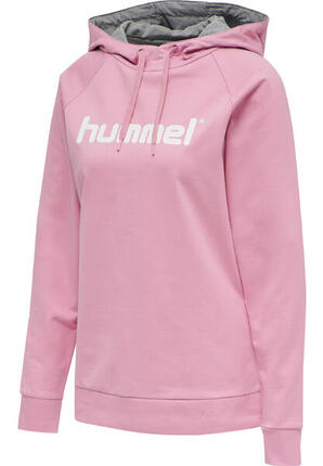 Bluza sportowa z kapturem damska Hummel Go Cotton Logo Hoodie Woman