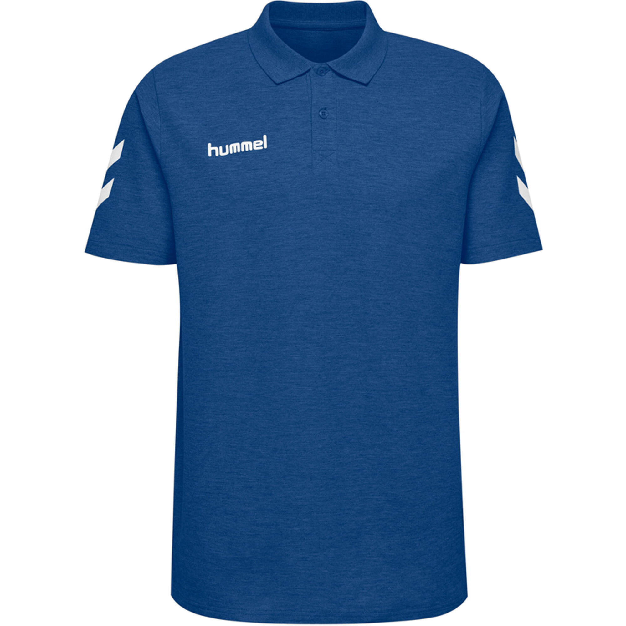 Koszulka tenisowa polo męska Hummel Go Cotton Polo 5/8