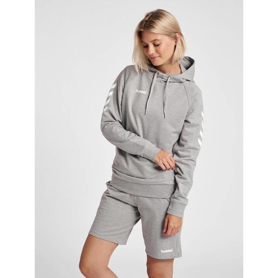 Bluza sportowa z kapturem damska Hummel Go Cotton Hoodie Woman