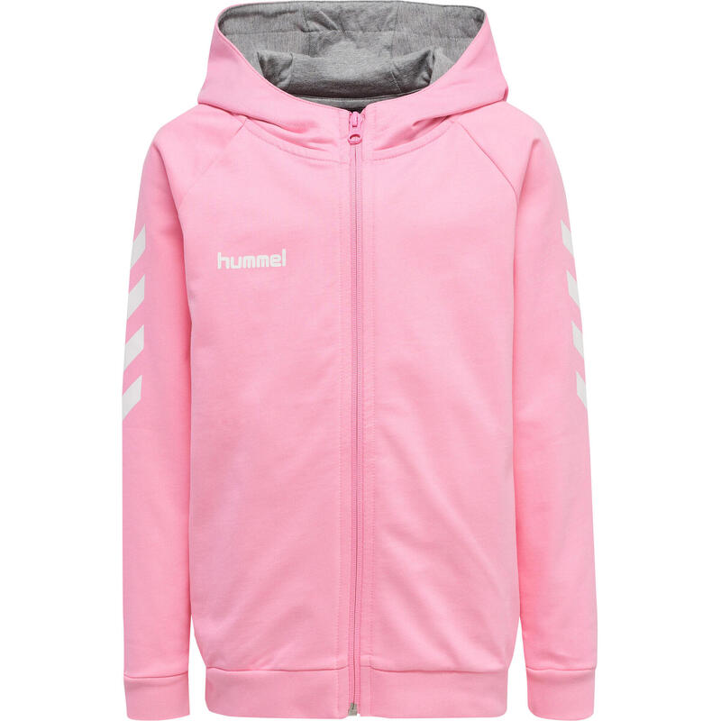 Hmlgo Kids Cotton Zip Hoodie Sweat À Capuche Coton Unisexe Enfant