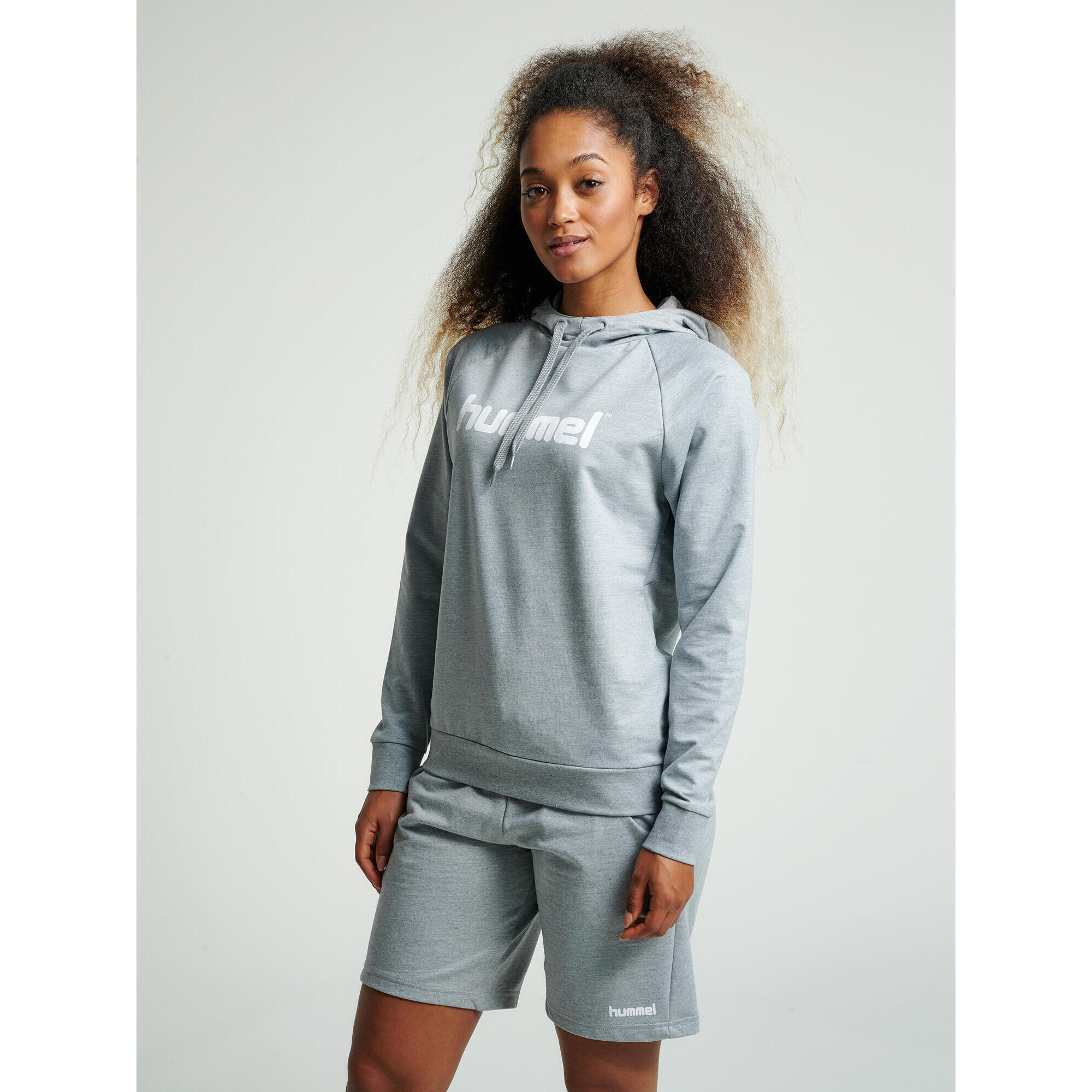 HUMMEL Women's hooded sweatshirt Hummel go logo