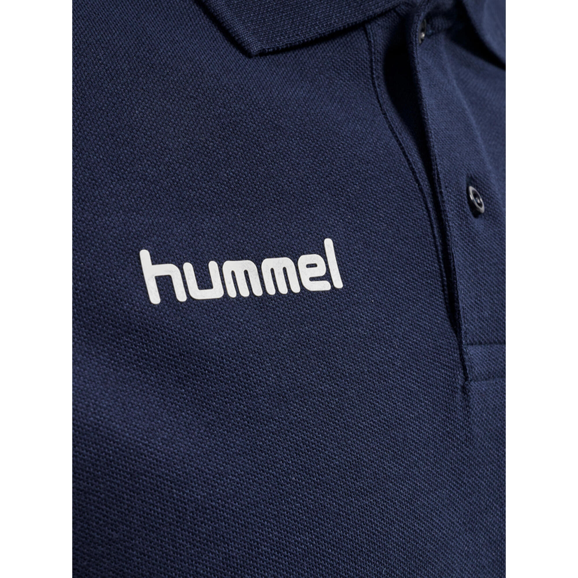 Koszulka tenisowa polo męska Hummel Go Cotton Polo 3/4