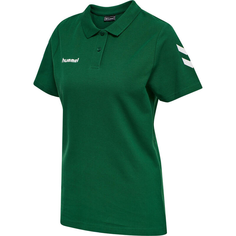 Koszulka tenisowa polo damska Hummel Go Cotton Polo Woman