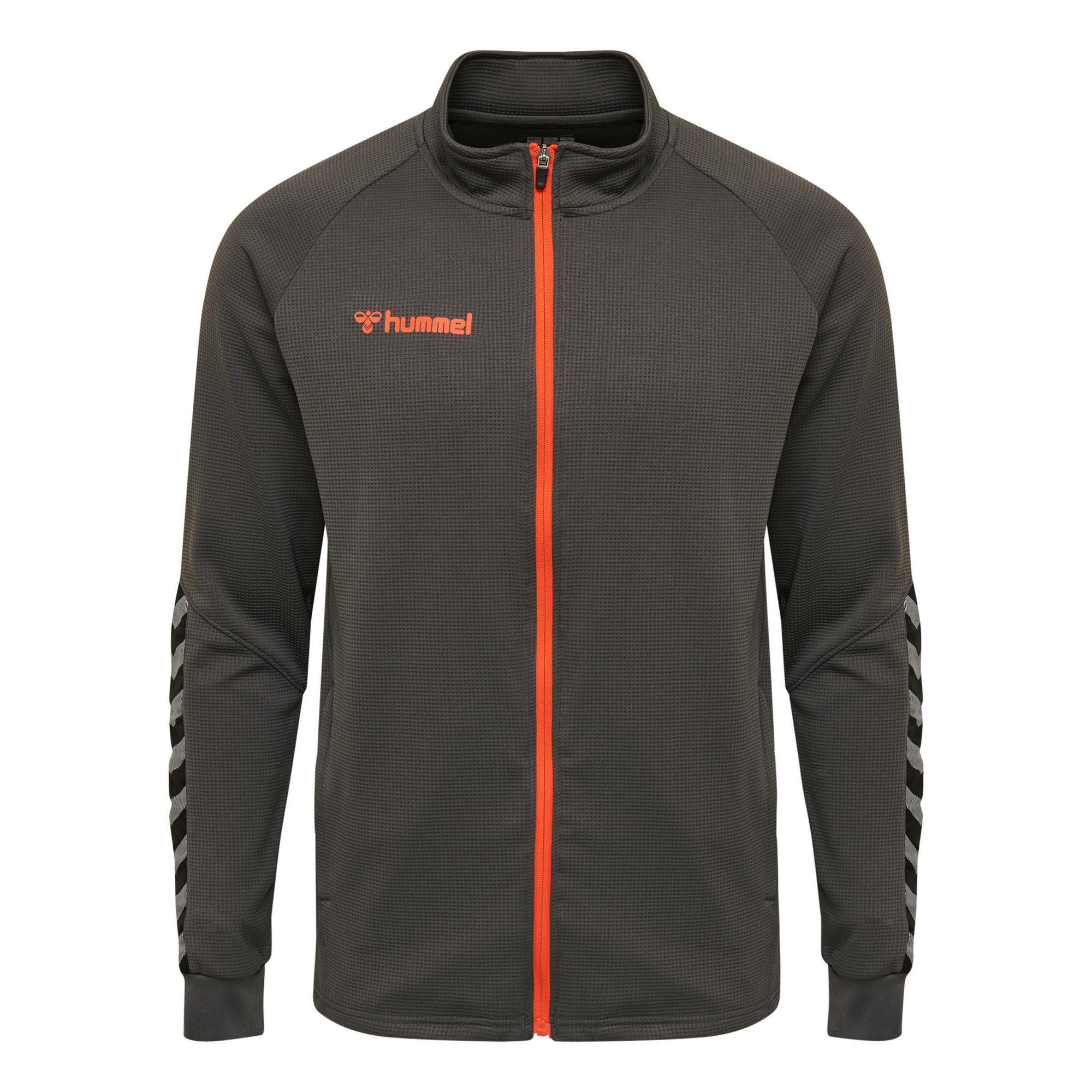 Hummel - Fermeture Éclair Zip Combinaison Hmlauthentic Enfant Hummel - Gilet Manches Longues - Gris|noir - 10 À 12 Ans - Decathlon