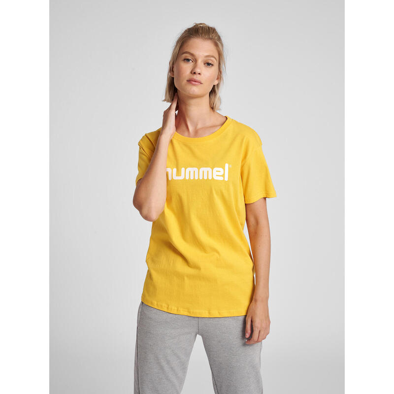 Koszulka sportowa z krótkim rękawem damska Hummel Cotton Logo